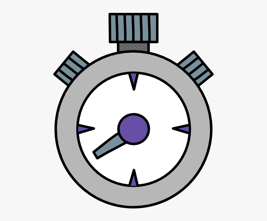Stopwatch, Silver, Purple, Png Stopwatch - Yasiel Puig Wild Horse Foundation, Transparent Png, Free Download