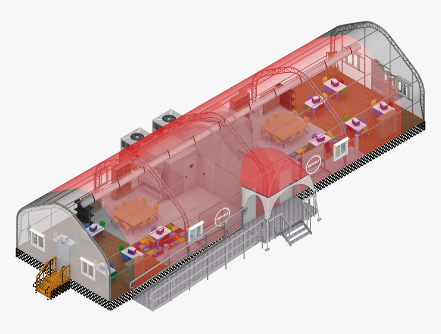 Alaska Structures Denali Classroom System - Container Ship, HD Png Download, Free Download