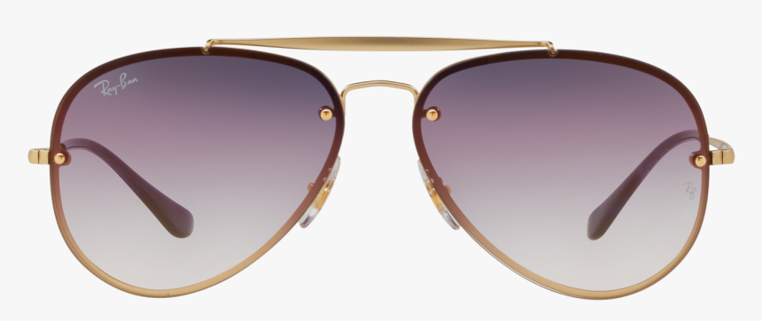 Sunglasses Ray Ban Aviator Blaze Gold Matte Rb3584n - Shadow, HD Png Download, Free Download