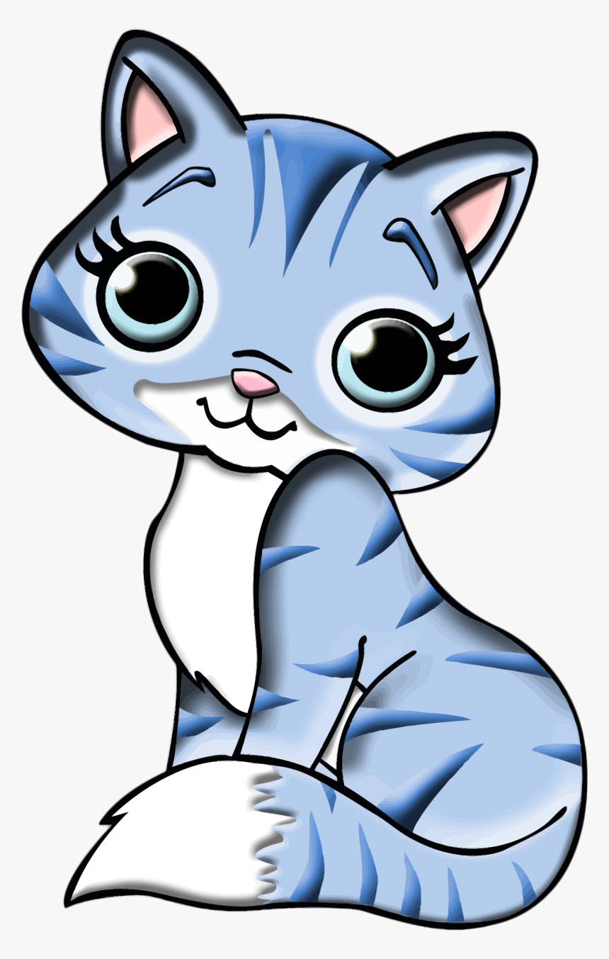 Anime Cat Png Image - Cute Cat Clipart, Transparent Png, Free Download