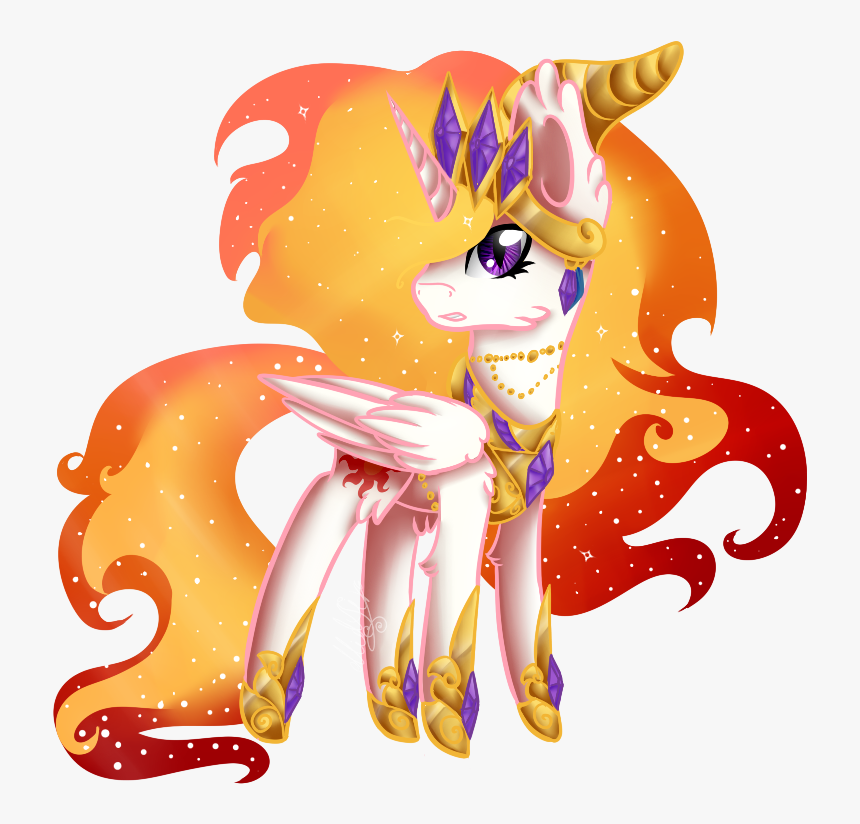 Mlp Princess Celestia Fire, HD Png Download, Free Download