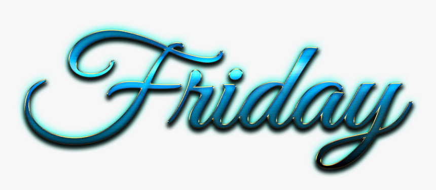 Friday Italic Logo Png - Calligraphy, Transparent Png, Free Download