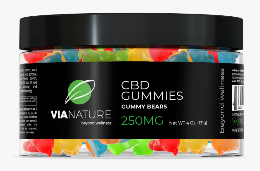 Vianature Hemp Cbd Hemp Cbd Edibles Cbd Gummies - Box, HD Png Download, Free Download