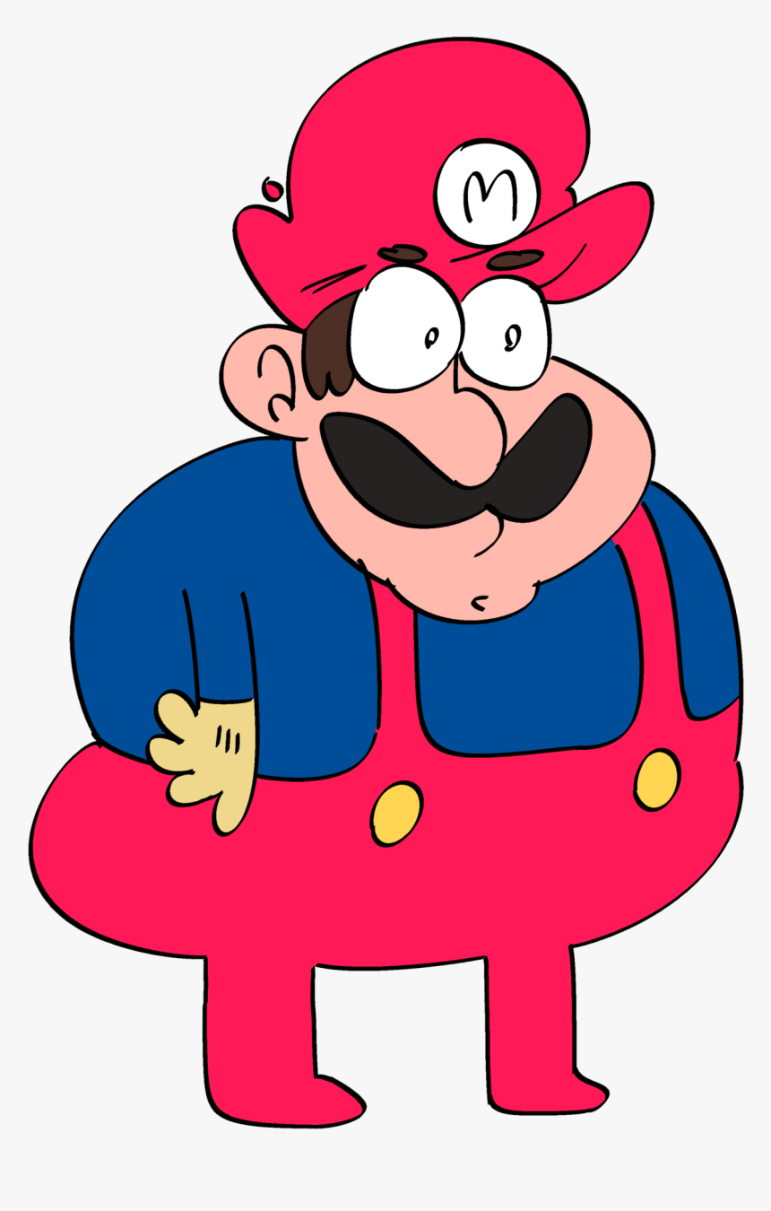 Merio Not Mario Shhh - Cartoon, HD Png Download, Free Download