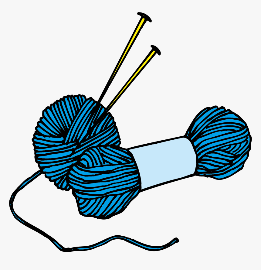 Crochet Clipart Yarn Ball - Transparent Knitting Clipart, HD Png ...