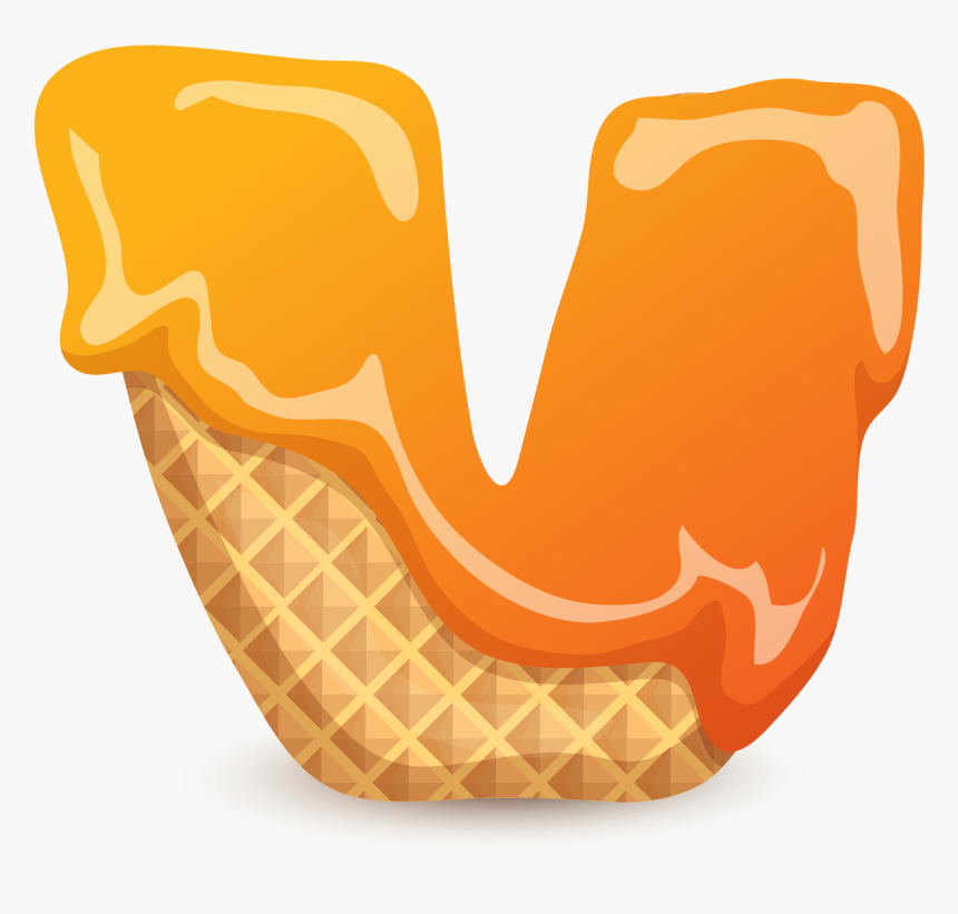 Letter V Png Free Commercial Use Image - Soy Ice Cream, Transparent Png, Free Download