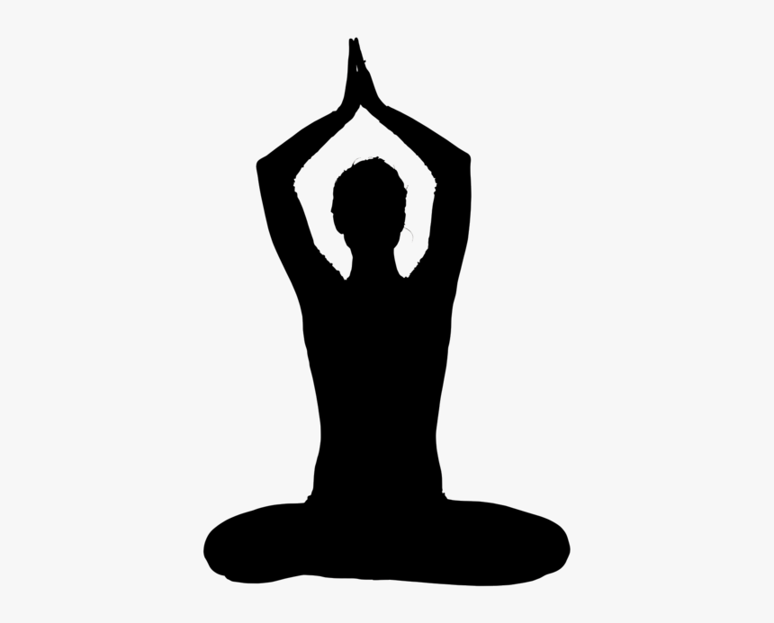 Yoga Silhouette Png, Transparent Png, Free Download