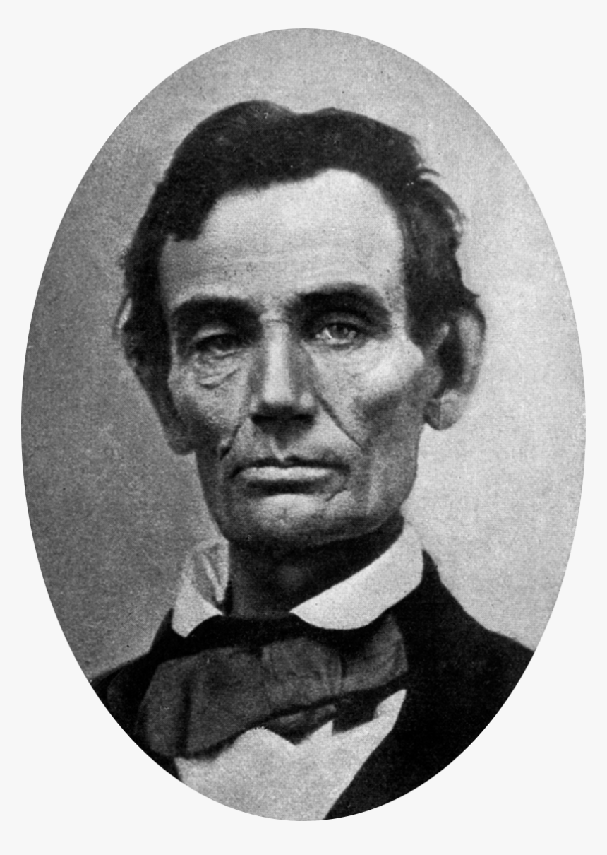 Abraham Lincoln Png - Abraham Lincoln 1858, Transparent Png, Free Download