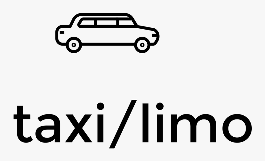 Taxi Limo Logo Black - Compact Van, HD Png Download, Free Download