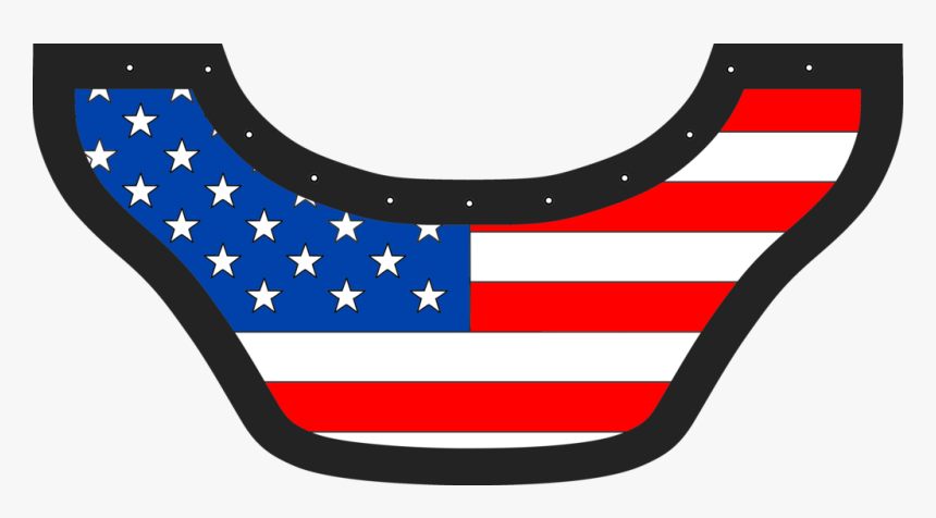 Usa Flag Bib - Emblem, HD Png Download, Free Download