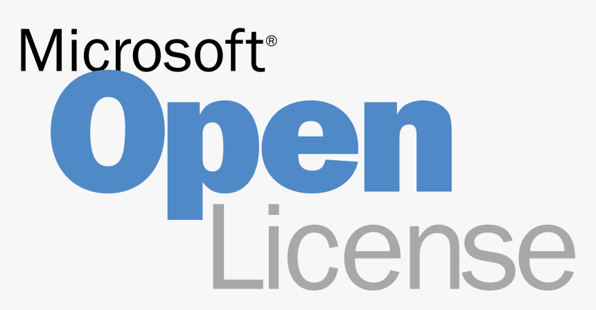 Microsoft Open License Logo Png Transparent - Microsoft Open License, Png Download, Free Download