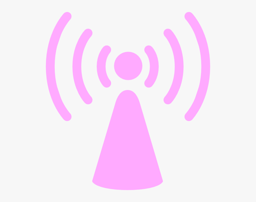 Tower Light Pink Svg Clip Arts Wireless Access Point Symbols Hd Png Download Kindpng