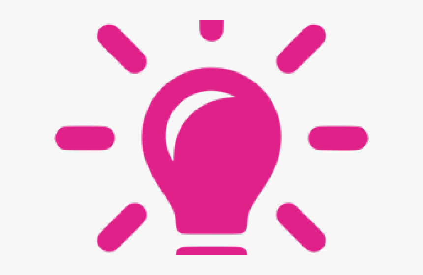 Light Bulb Clipart Pink - Office Equipment Company Case Study, HD Png Download, Free Download