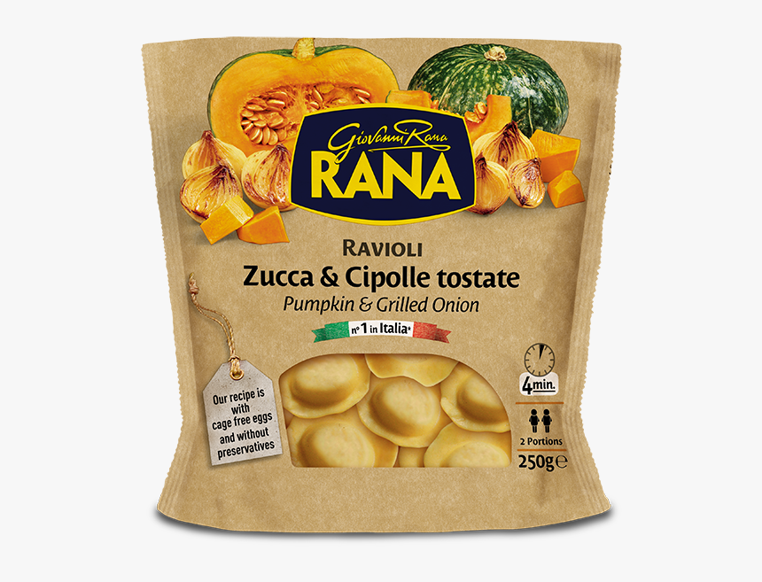 38199 Ravioli Zucca Cipolla Export R586 3d 800 - Giovanni Rana Ravioli 4  Cheese 250 Gm, HD Png Download - kindpng