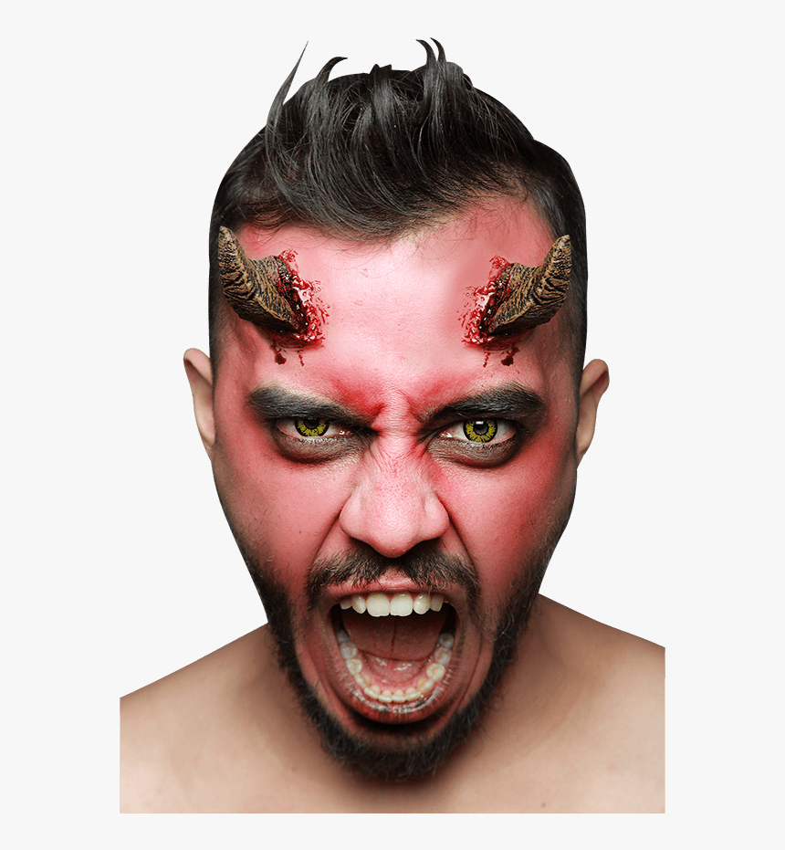 Demon Horns Prosthetic - Prosthetic Devil Horns, HD Png Download, Free Download