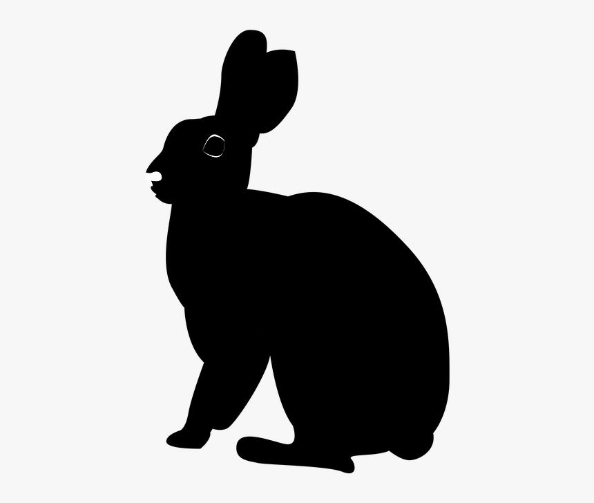 Black, Rabbit, Illustration, Pet, Silhouette, Png - Rabbit Black Png, Transparent Png, Free Download