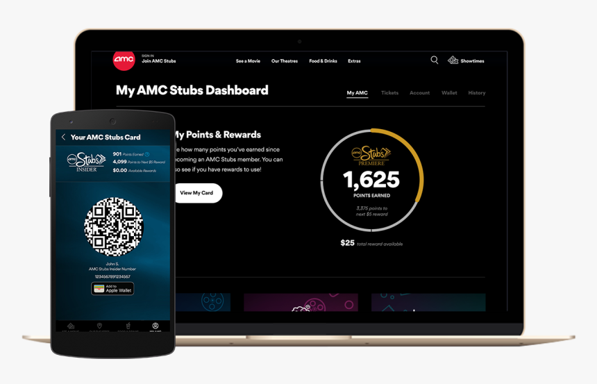 Amc Stubs Card - Reset Apple Watch, HD Png Download, Free Download