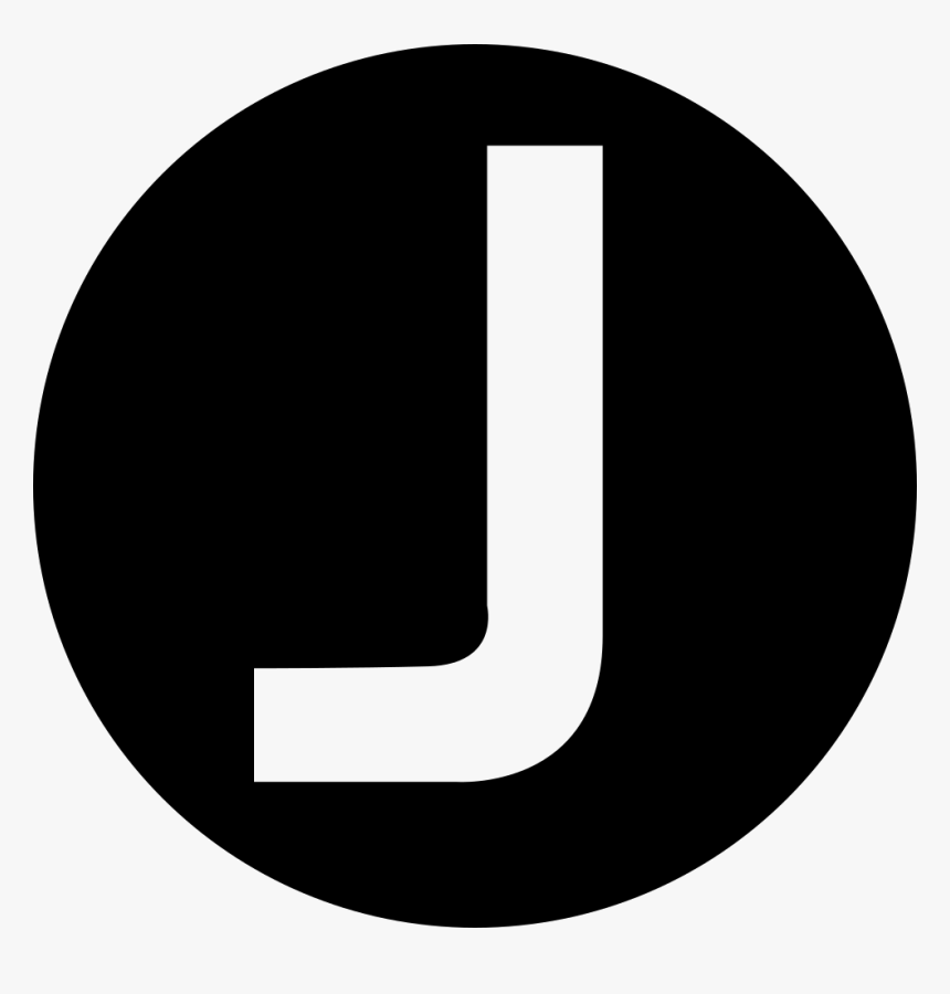 J Capital Letter In A Circle - J In Circle, HD Png Download, Free Download