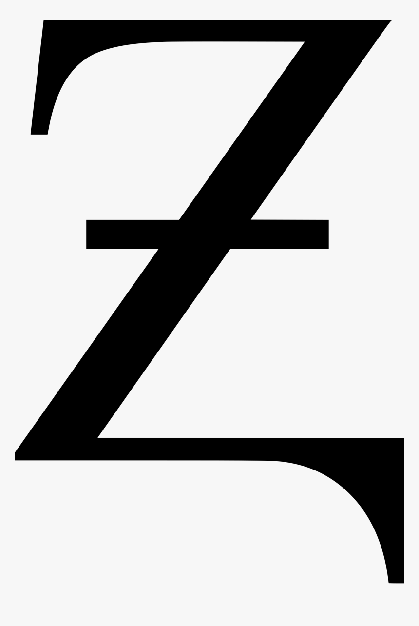 Знак z. Буква z. Символ z. Стилизованная буква z. Повернутые на z