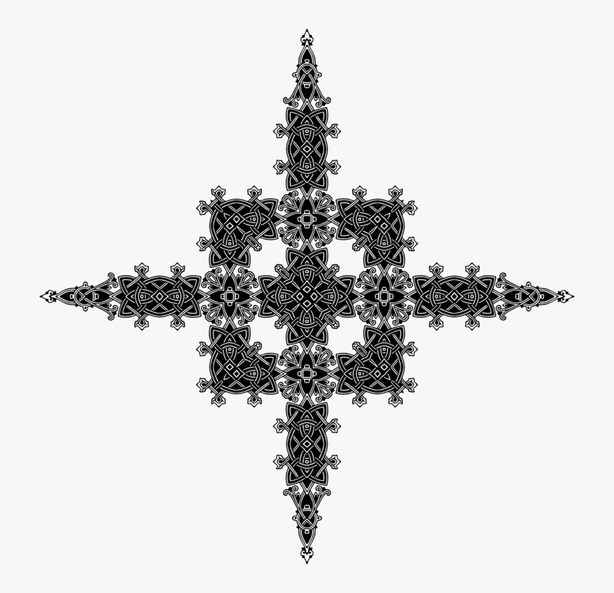 Christmas Ornament,symmetry,symbol - Cross, HD Png Download, Free Download