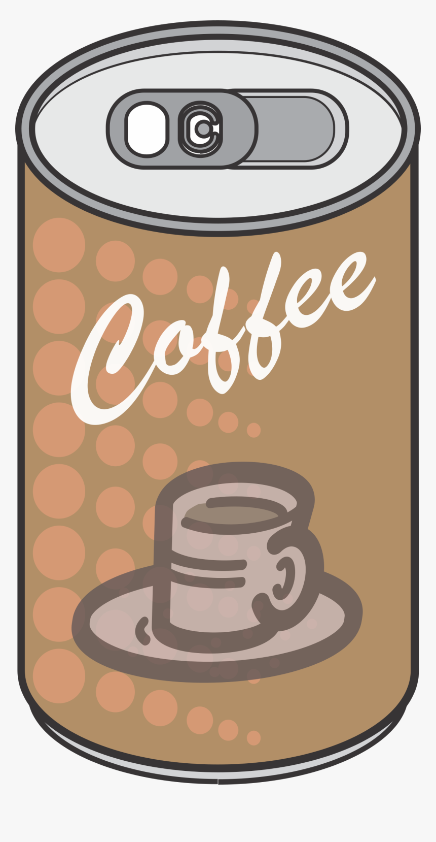 Canned Coffee Clip Arts - Coffee In Can Clipart, HD Png Download, Free Download