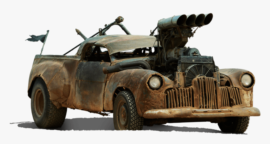 Vehicle,car,classic Car,antique Car,vintage Car,classic - Post Apocalyptic Mad Max Style Cars, HD Png Download, Free Download