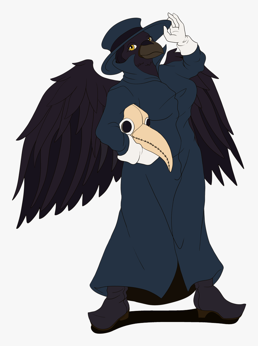 Plague Doctor Crow Commission - Plague Doctor And Crow, HD Png Download, Free Download