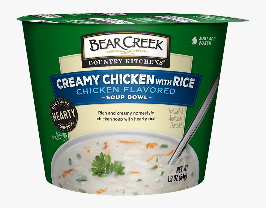 Image Of Creamy Chicken With Rice Soup Bowl, HD Png Download, Free Download