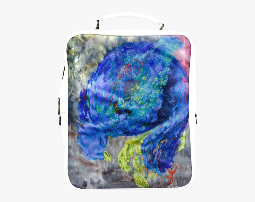 Blue Phoenix Sleeping Square Backpack - Handbag, HD Png Download, Free Download