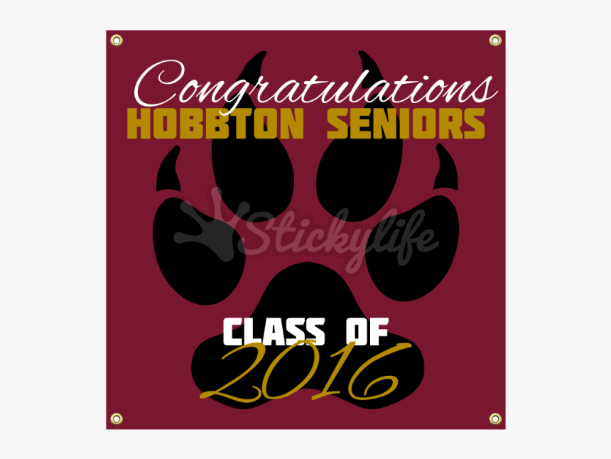 Congrats Seniors Vinyl Banner - Amy Nails, HD Png Download, Free Download