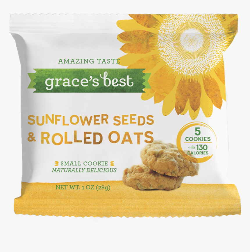 Grace"s Best Natural Gourmet Sunflower Seed Cookies - Oatmeal Sunflower Seed Cookies, HD Png Download, Free Download