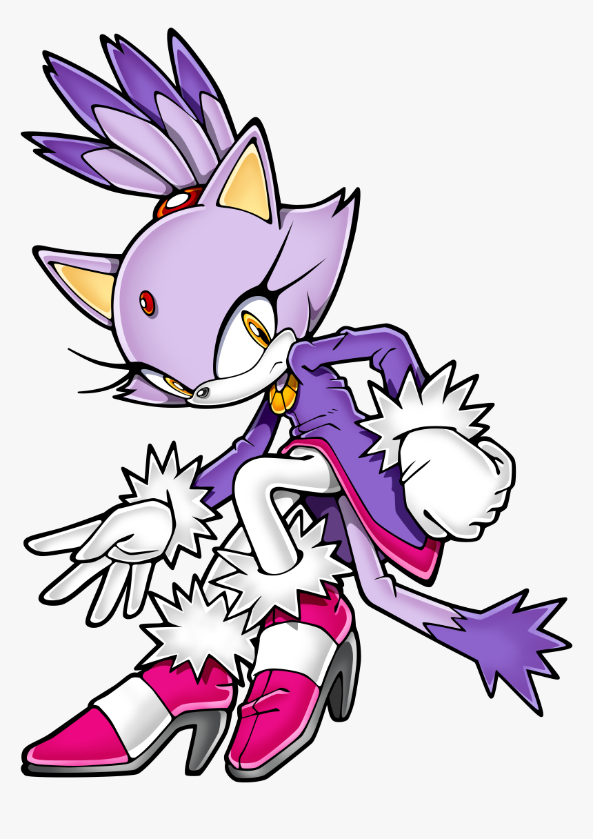 Blaze The Cat Png, Transparent Png, Free Download