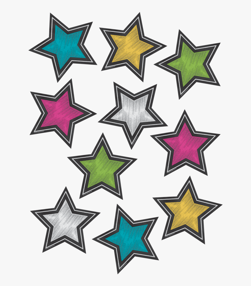 Chalkboard Brights Stars, HD Png Download, Free Download