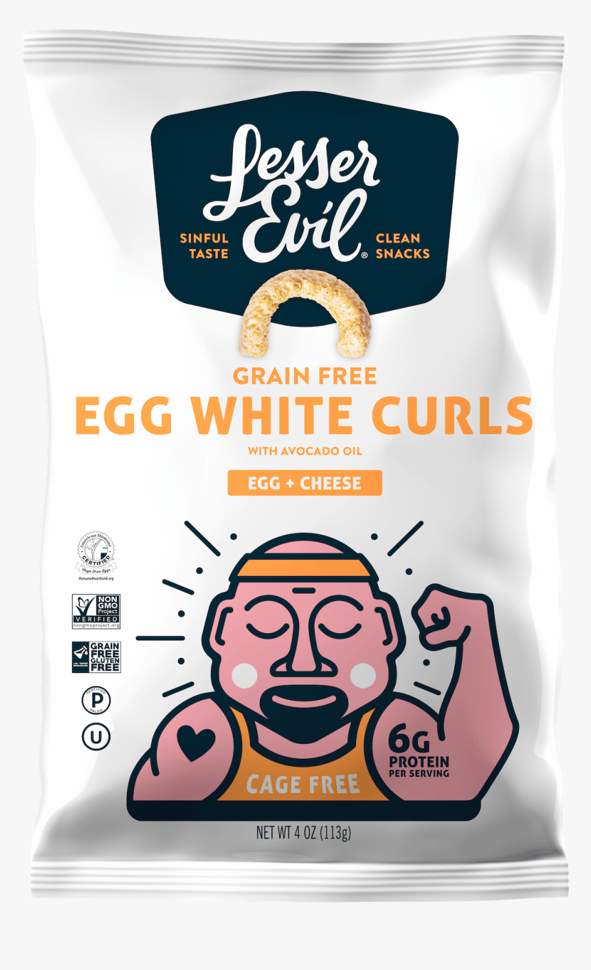 Egg Cheese - Lesser Evil Paleo Puffs, HD Png Download, Free Download