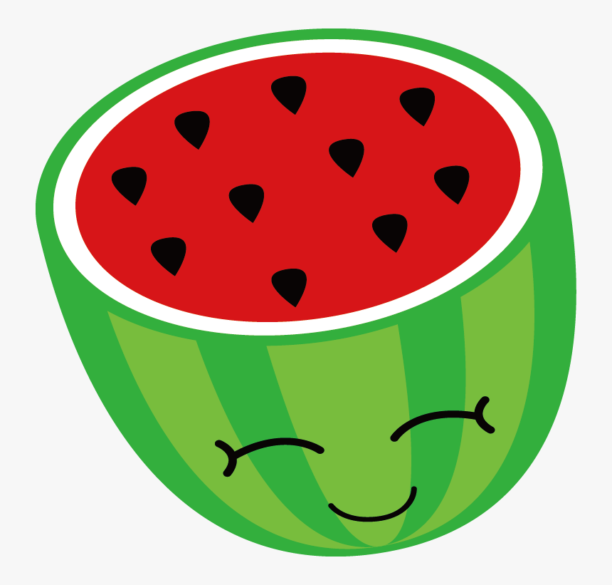 Watermelon Cartoon Clip Art - Watermelon Cartoon Png, Transparent Png