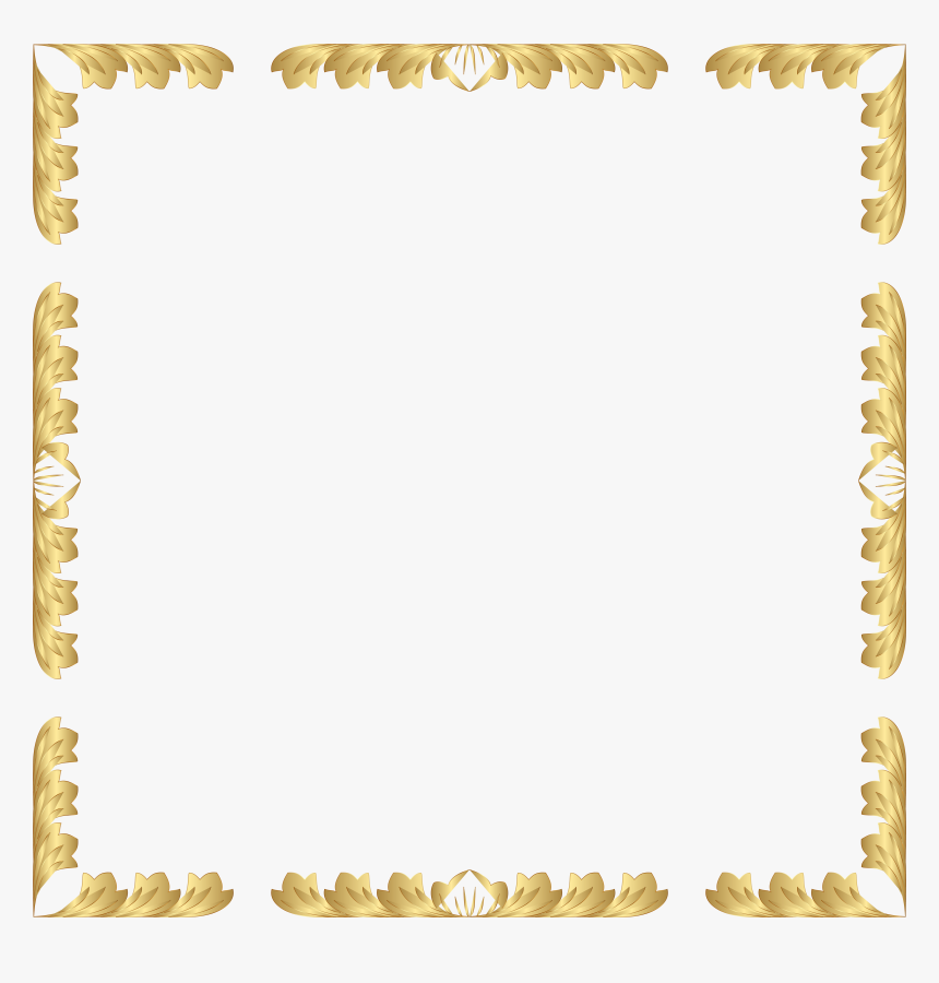 Decorative Border Frame Transparent, HD Png Download, Free Download