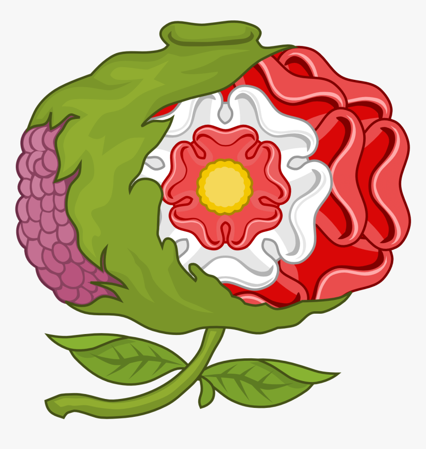 Pomegranate Clipart - Red Rose Heraldry, HD Png Download, Free Download