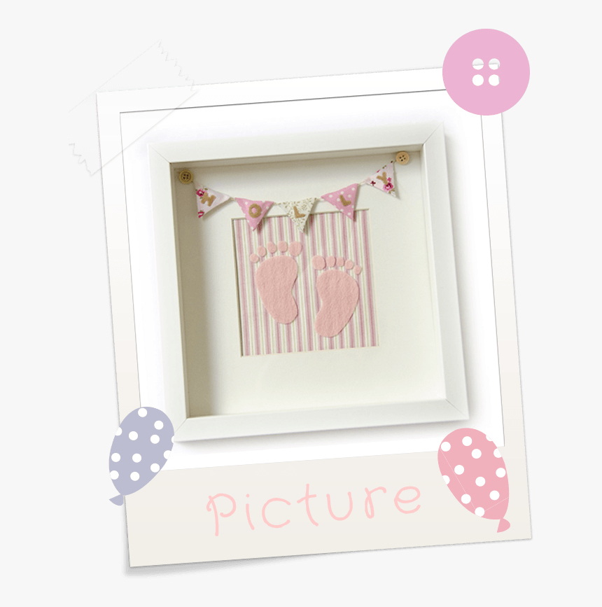 Image Of Personalised Baby Bunting Frame - Polka Dot, HD Png Download, Free Download