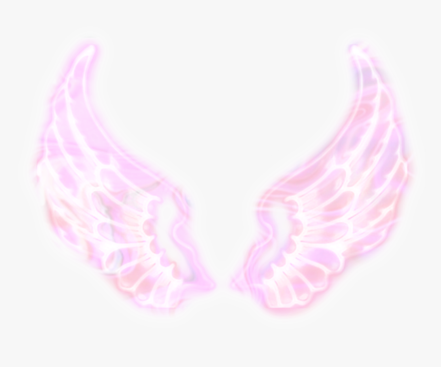 #paint #pink #purple #neon #glow #glowing #purple Wings - Transparent Neon Wings Png, Png Download, Free Download