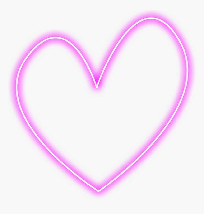 Transparent Love Png Tumblr - Blue Neon Heart Png, Png Download - kindpng