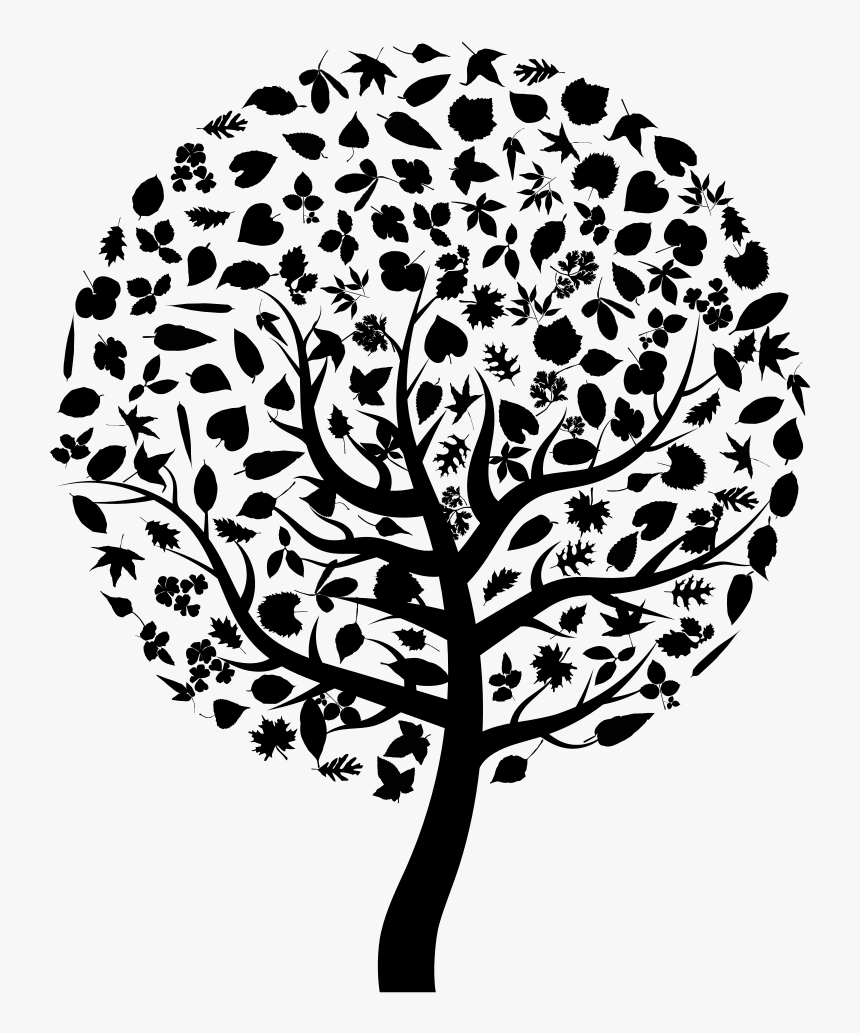 Tree Silhouette Clip Art - Clip Art Tree Silhouette, HD Png Download, Free Download