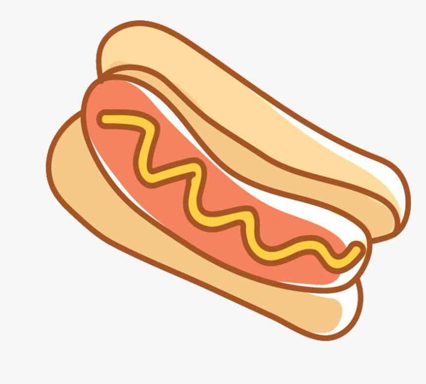 Hot Dog Bun Bread Clip Art - Dodger Dog, HD Png Download, Free Download