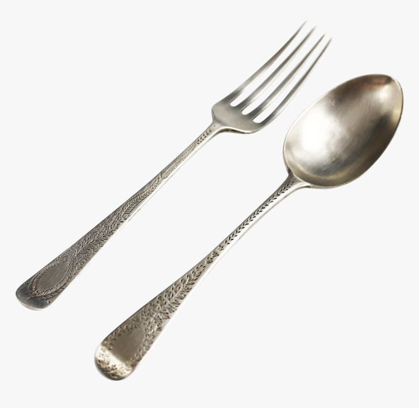 Silver Fork Png Background Image - Dinner Fork And Spoon, Transparent Png, Free Download