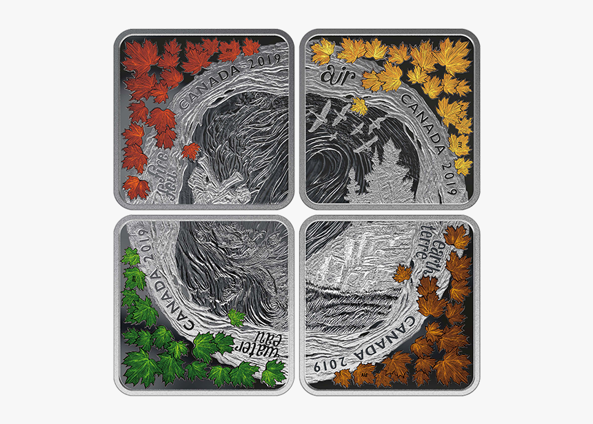 Canadian Mint Four Elements Coins, HD Png Download, Free Download