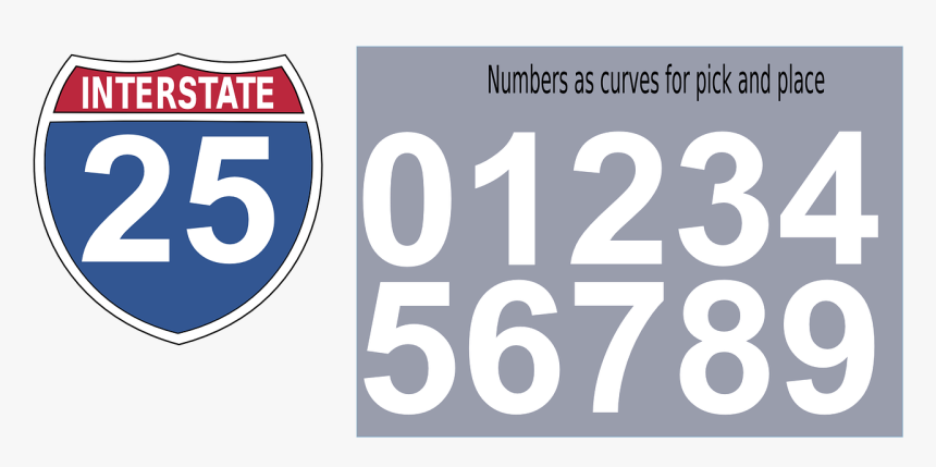 Interstate Highway Sign Vector, HD Png Download, Free Download