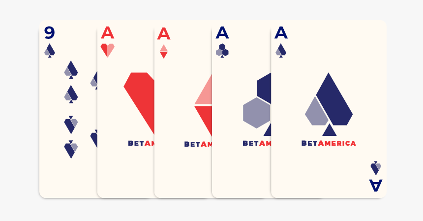 Betamerica Poker Four Of A Kind - Graphic Design, HD Png Download, Free Download