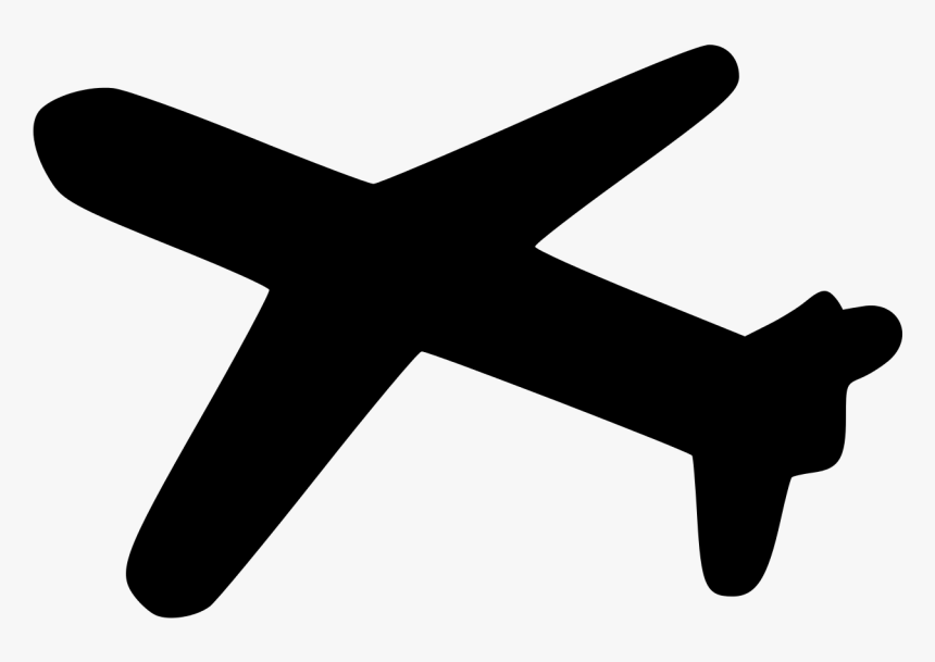 Hd File - Cartoon Airplane Silhouette, HD Png Download, Free Download