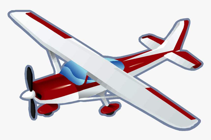 Airplane Clipart Toy - Light Aircraft Clip Art, HD Png Download, Free Download
