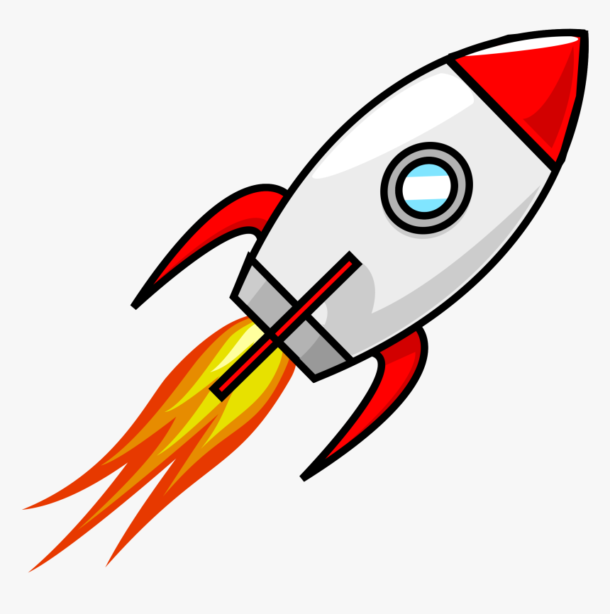 Rocket Clip Art - Transparent Background Rocket Ship Clipart, HD Png Download, Free Download