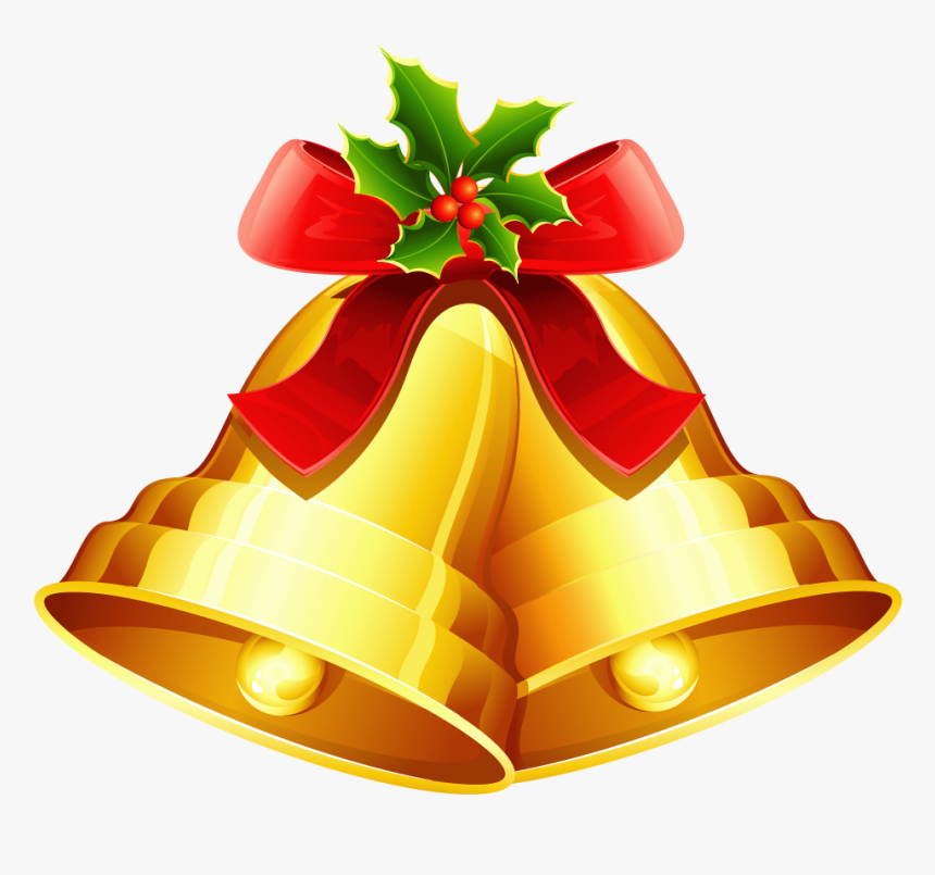 Christmas Golden Bell Png Image - Bell For Christmas Decorations, Transparent Png, Free Download